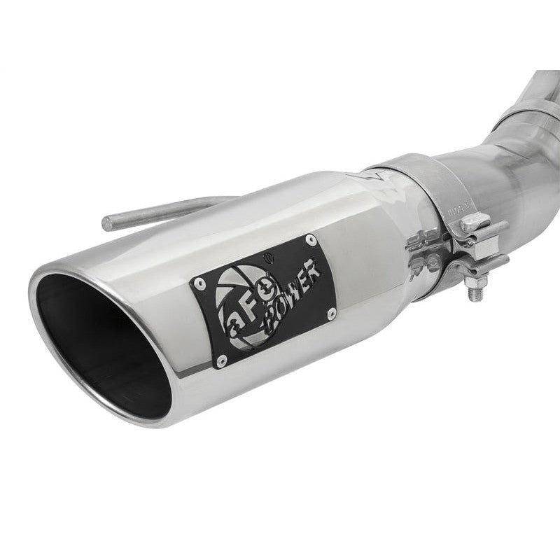 aFe MACHForce-XP 3in to 3-1/2in 304 SS Cat-Back Exhaust w/Polished Tips 17-18 Ford F-150 Raptor 3.5L