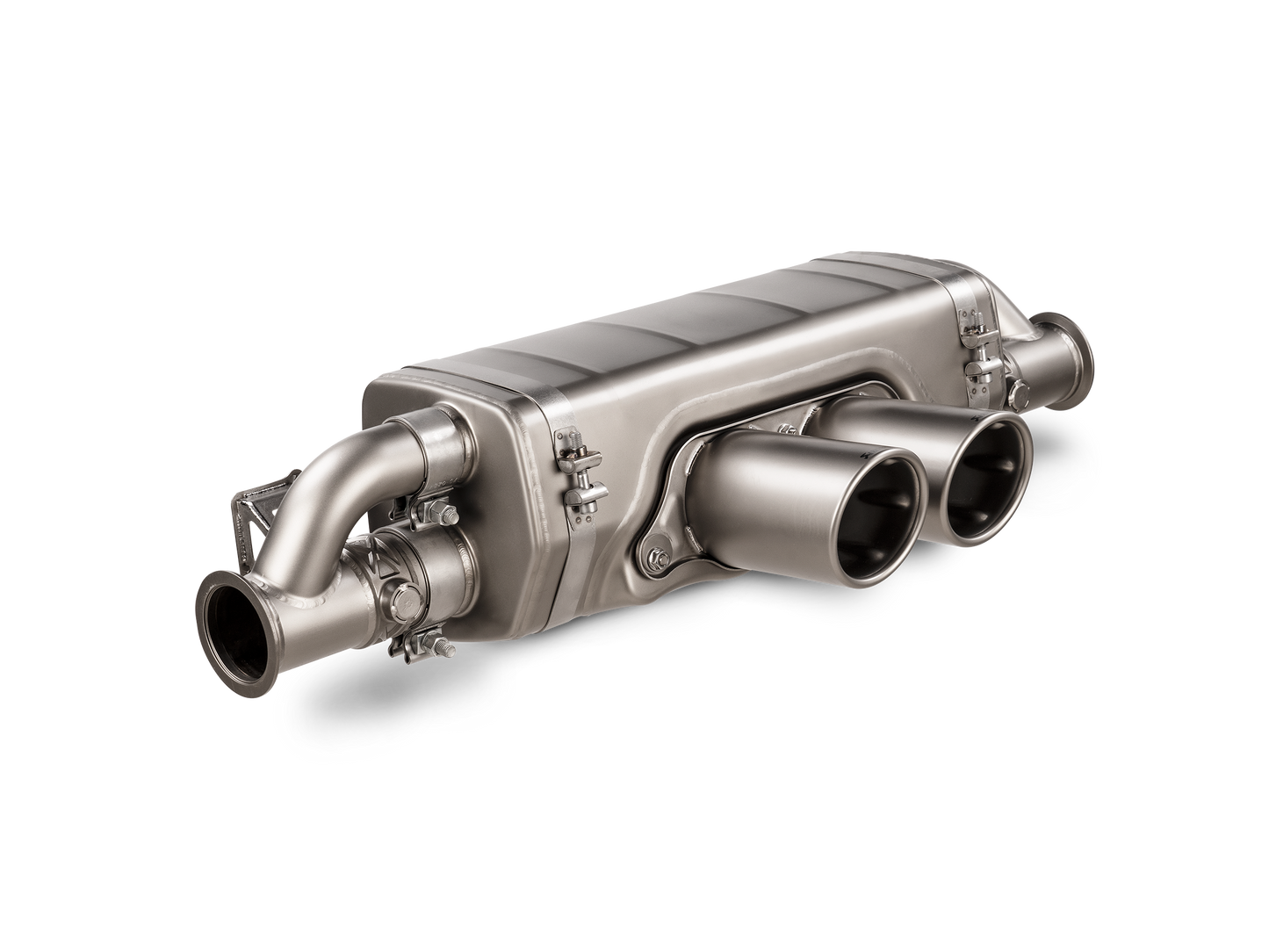 Akrapovič Slip-On Race Line Exhaust (Titanium) w/Titanium Tips - 2025+ Porsche 911 GT3/GT3 Touring (992.2)
