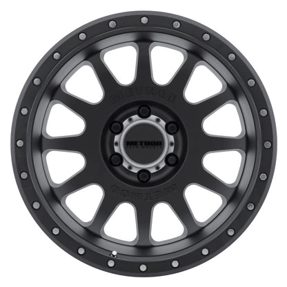 Method MR605 NV 20x10 -24mm Offset 6x5.5 106.25mm CB Matte Black Wheel
