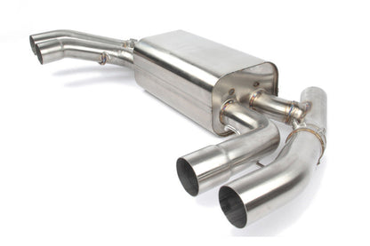 Dinan 20-25 BMW X3 M/X4 M (F97/F98) Free Flow Axleback Exhaust System - Black Tips