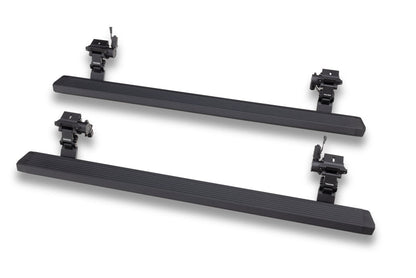 RealTruck 20-24 Jeep Gladiator CC 4dr VoltStep Electric Running Board Kit (Cut/Drill Req.) - Tex Blk
