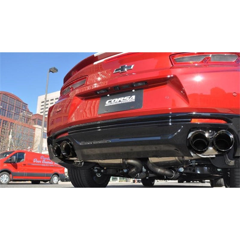 Corsa 2016 Chevrolet Camaro SS 6.2L V8 2.75in Black Xtreme Axle-Back Exhaust