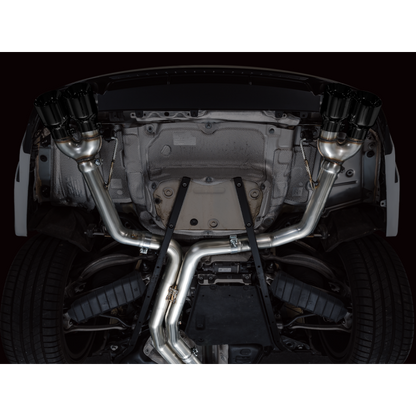 AWE Tuning 19-23 Audi C8 S6/S7 2.9T V6 AWD Track Edition Exhaust - Diamond Black Tips