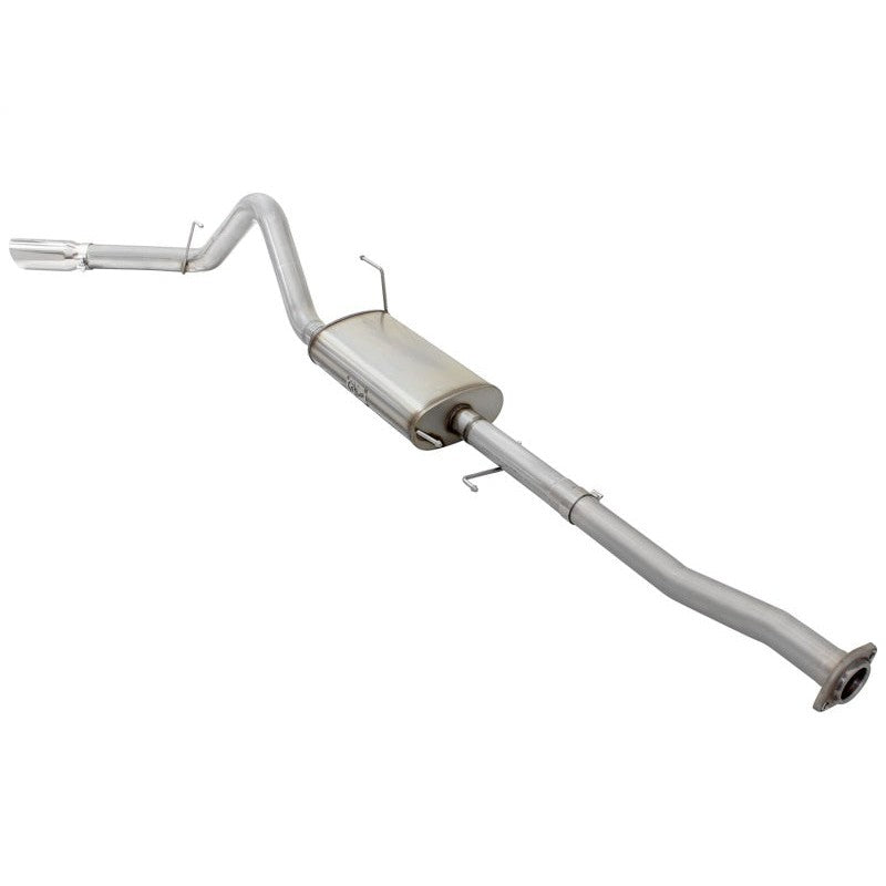 aFe MACHForce XP SS Exhaust 3in to 3.5in Cat-Back w/ Polished Tip 15 Ford F-150 EcoBoost V6 2.7/3.5L