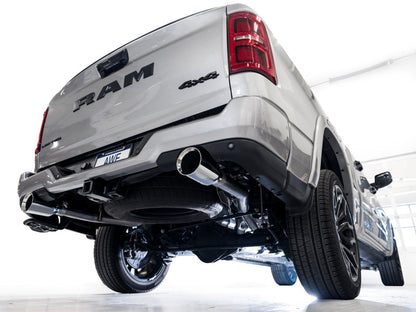 AWE Tuning 25+ RAM 1500 3.0TT 0FG Cat-Back Touring Exhaust - Chrome Silver Tips