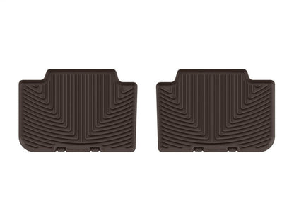 WeatherTech 25-26 BMW X3 30/M50 Rear All-Weather Floor Mats - Cocoa