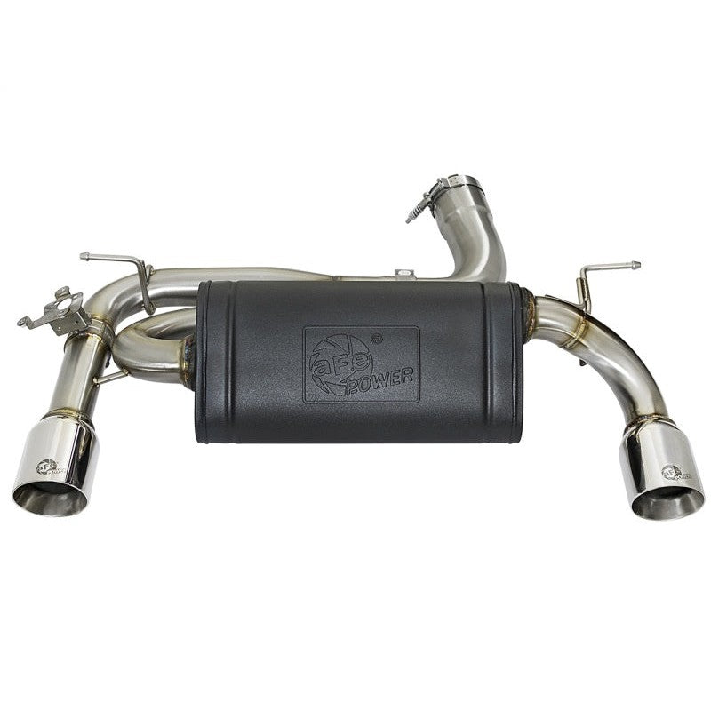 aFe MACHForce XP Exhausts Axle-Back 12-15 BMW 335i 3.0T (SS w/Polished Tips)