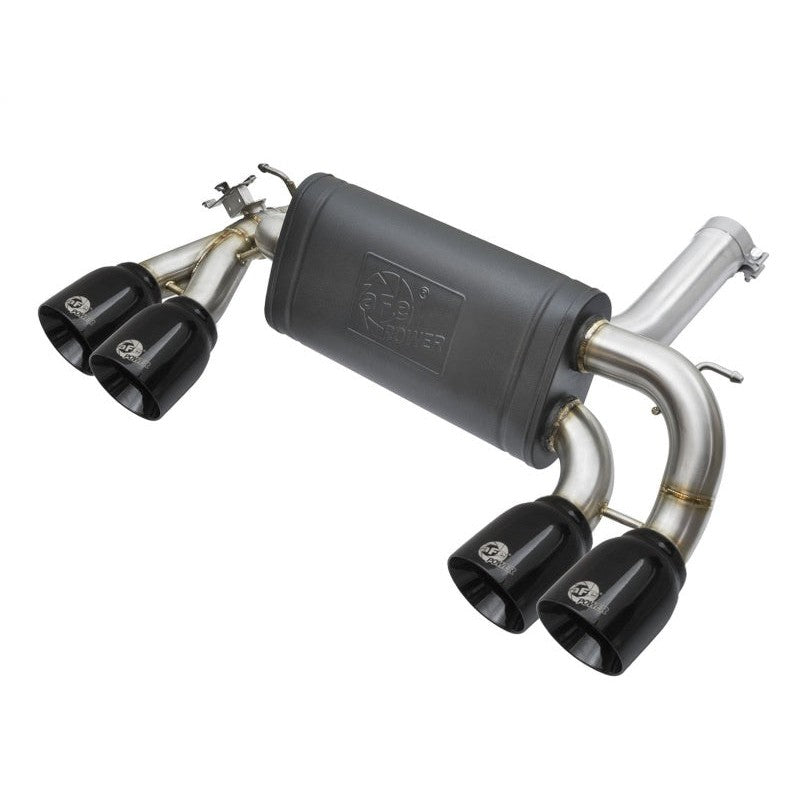 aFe MACHForce XP 3in - 2 1/2in Axle Back 304SS Exhaust w/ Black Tips 16-17 BMW M2 (f87)