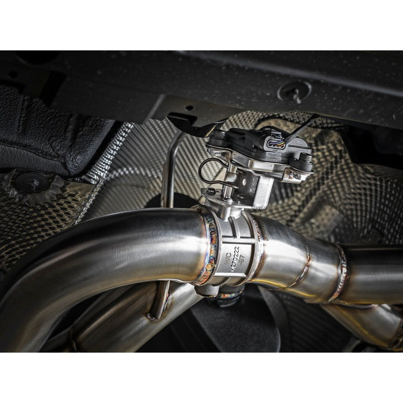 aFe MACH Force-Xp 2-1/2in Stainless Steel Axle Back Exhaust w/CF 15-19 BMW M3/M4 (F80/82/83)