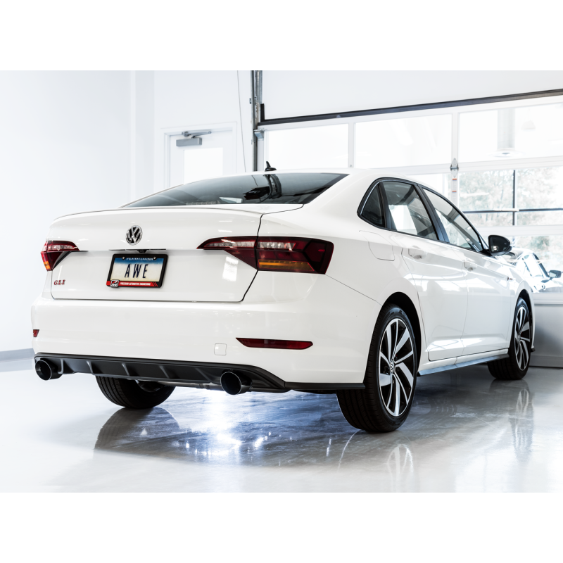 AWE Tuning Touring Exhaust with Diamond Black Tips - 18-21 Volkswagen Jetta GLI