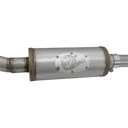 aFe Rebel Series CB 2.5in Dual Center Exit SS Exhaust w/ Black Tips 07-15 Jeep Wrangler 3.6L/3.8L V6