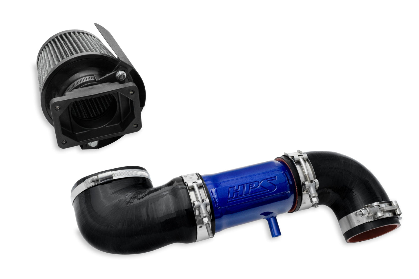 HPS Blue Shortram Cold Air Intake Kit 1991-1999 Dodge Stealth DOHC V6 3.0L Non Turbo 827-151BL