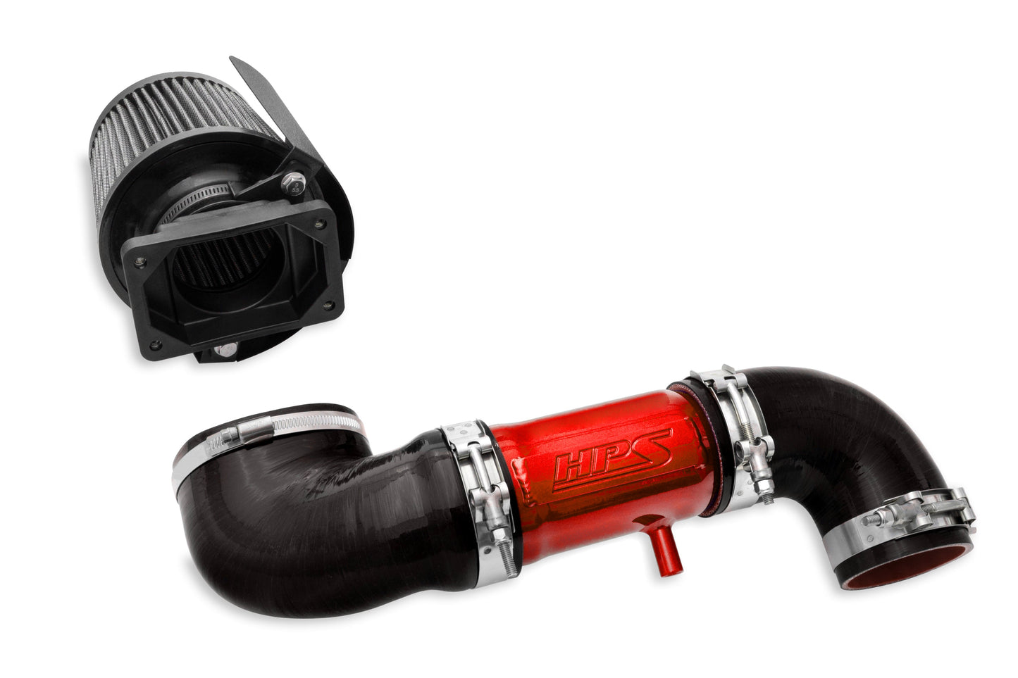 HPS Red Shortram Cold Air Intake Kit 1991-1999 Mitsubishi 3000GT DOHC V6 3.0L Non Turbo 827-151R