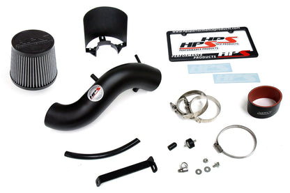 HPS Performance Shortram Air Intake Kit 2011-2014 Hyundai Sonata 2.4L, Includes Heat Shield, Black