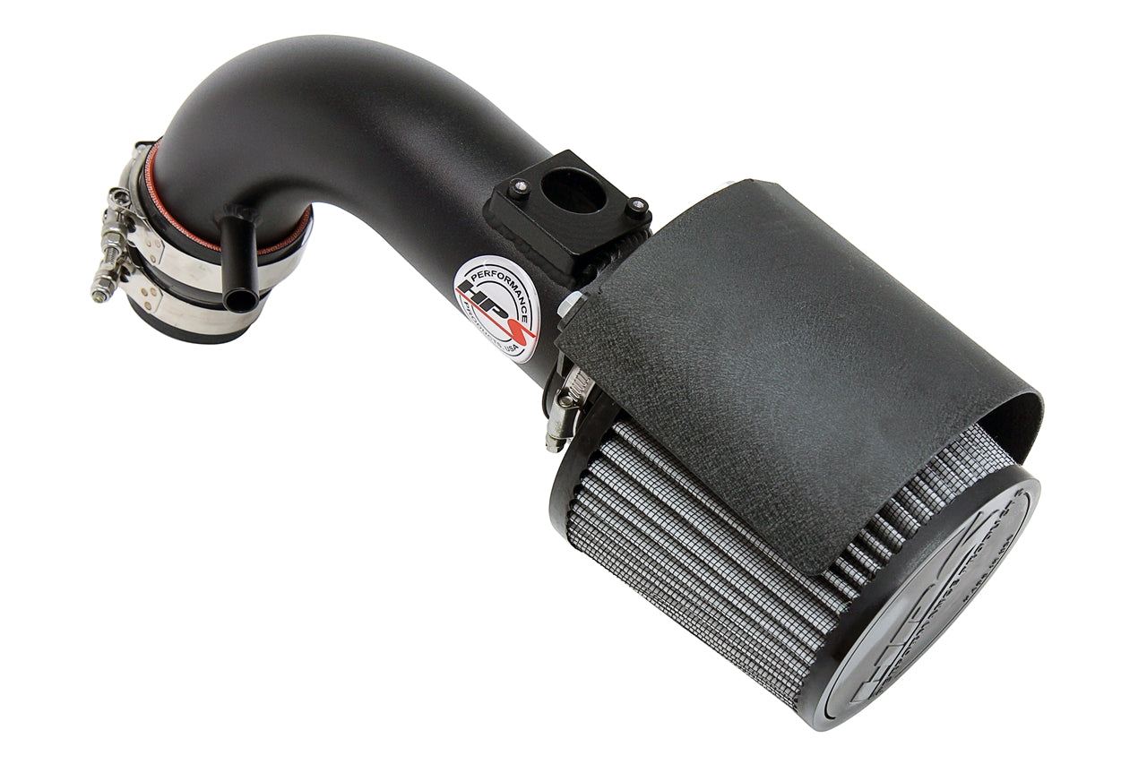 HPS Black Shortram Cold Air Intake Kit 2009-2013 Toyota Matrix 2.4L 827-501WB