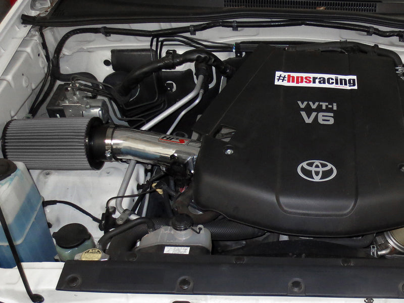 HPS Performance Shortram Air Intake Kit 2007-2009 Toyota FJ Cruiser 4.0L V6, Polish