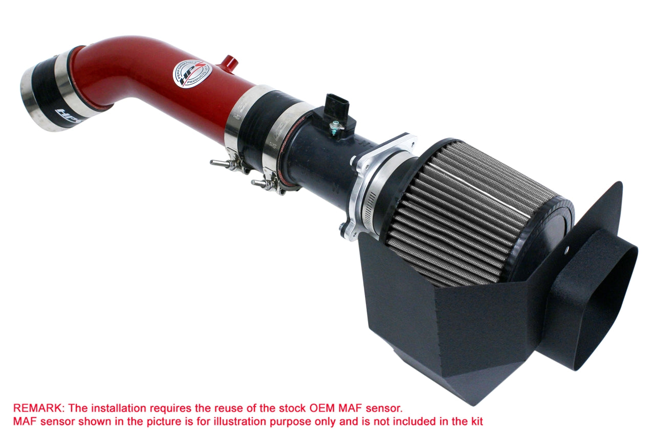 HPS Red Shortram Cold Air Intake Kit 2003-2006 Nissan 350Z 3.5L V6 827-520R