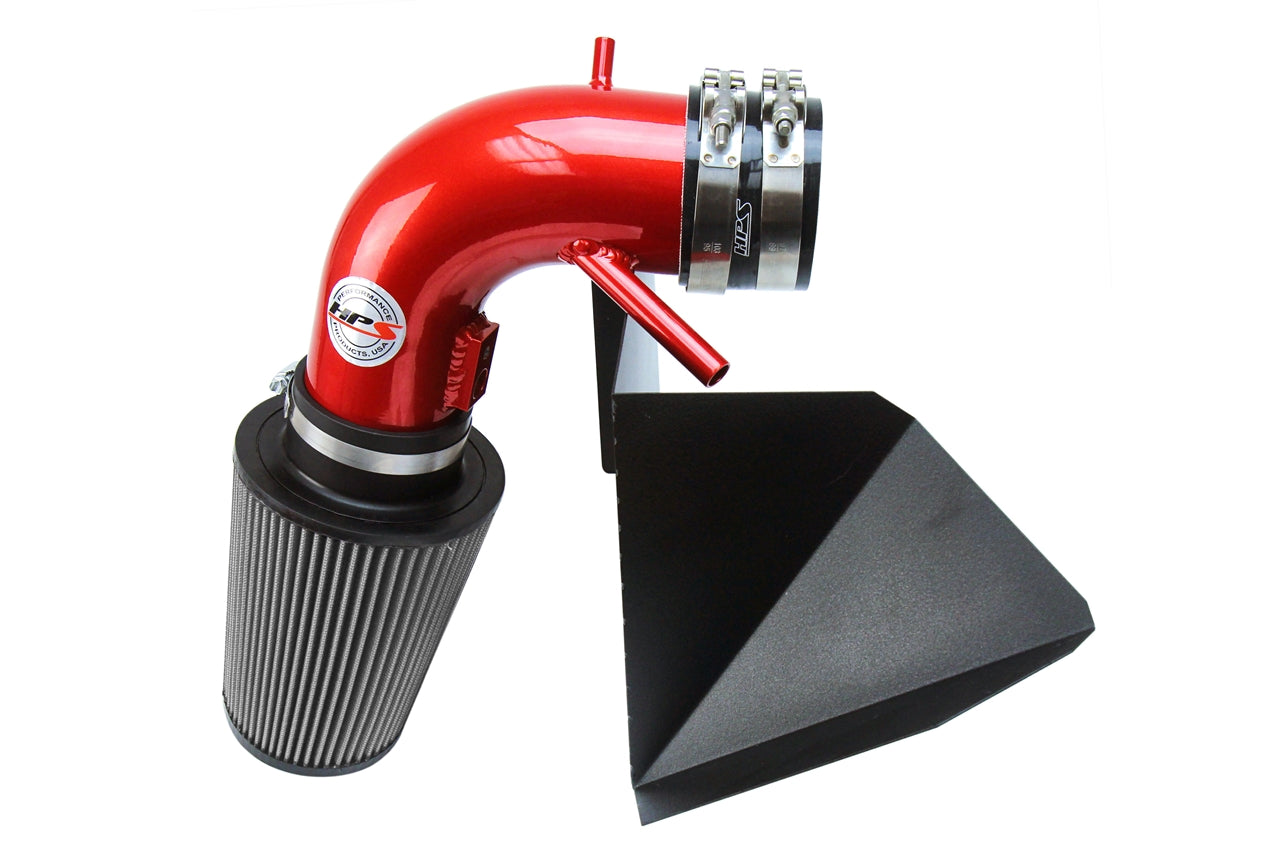 HPS Red Shortram Cold Air Intake Kit 2013-2016 Hyundai Genesis Coupe 3.8L V6 827-525R