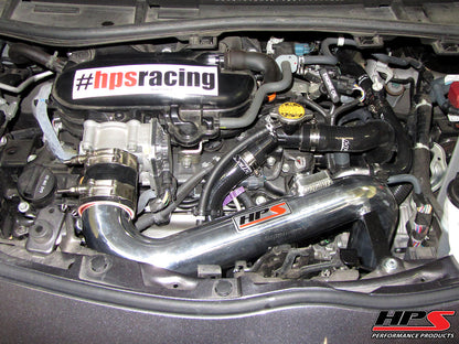 HPS Performance Shortram Air Intake Kit 2012-2015 Scion iQ 1.3L US-Spec, Red