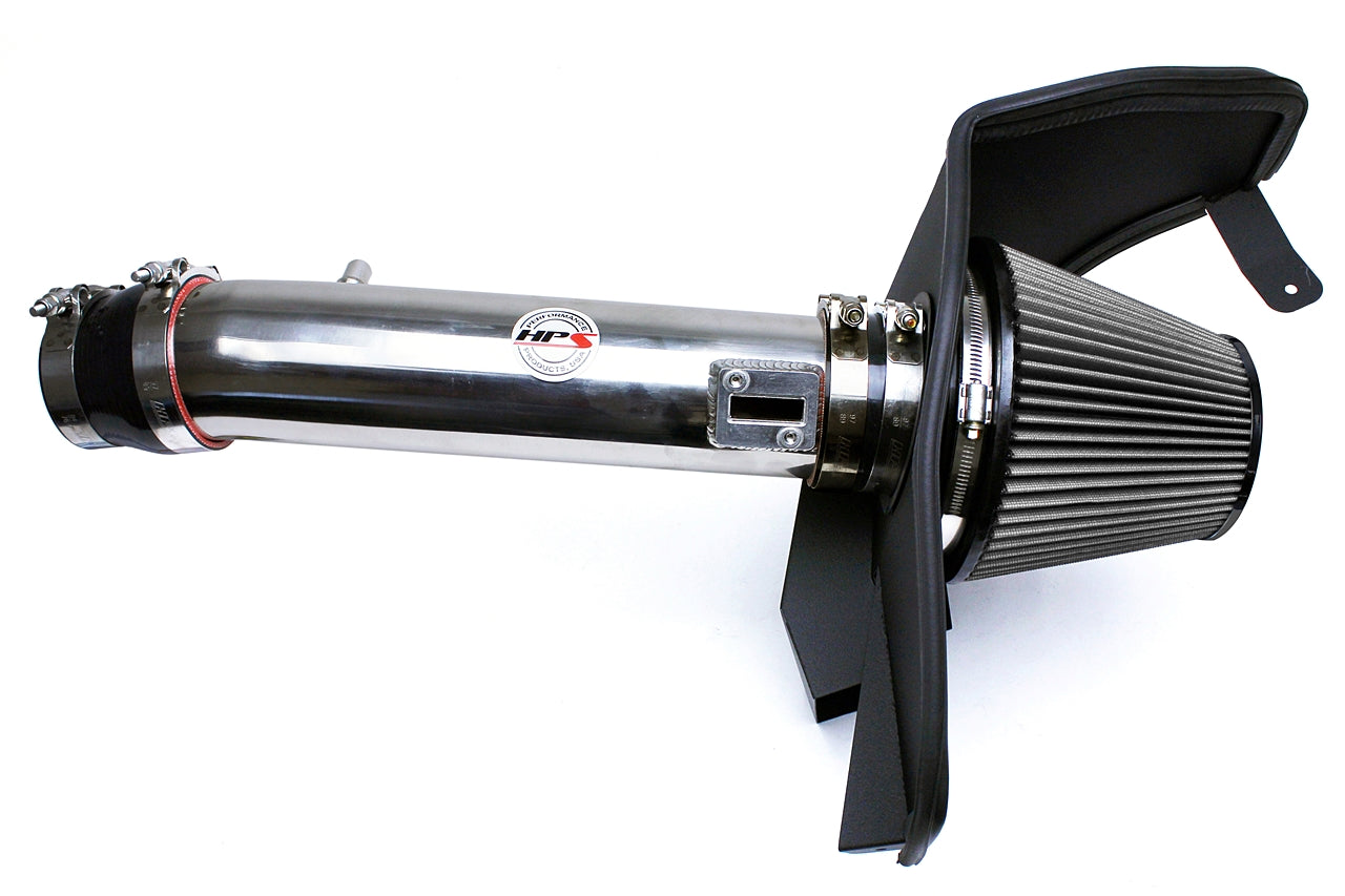 HPS Polish Shortram Cold Air Intake Kit 2011-2014 Ford Mustang 3.7L V6 827-561P