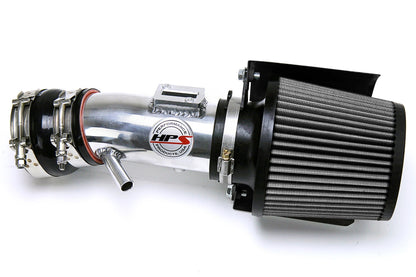 HPS Polish Shortram Cold Air Intake Kit 2007-2012 Nissan Altima V6 3.5L 827-572P
