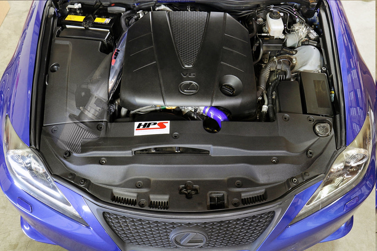 Lexus Lc Rear Intake HPS Shortram Air Intake Kit 2006-2013 Lexus IS250 2.5L V6, Includes He ...