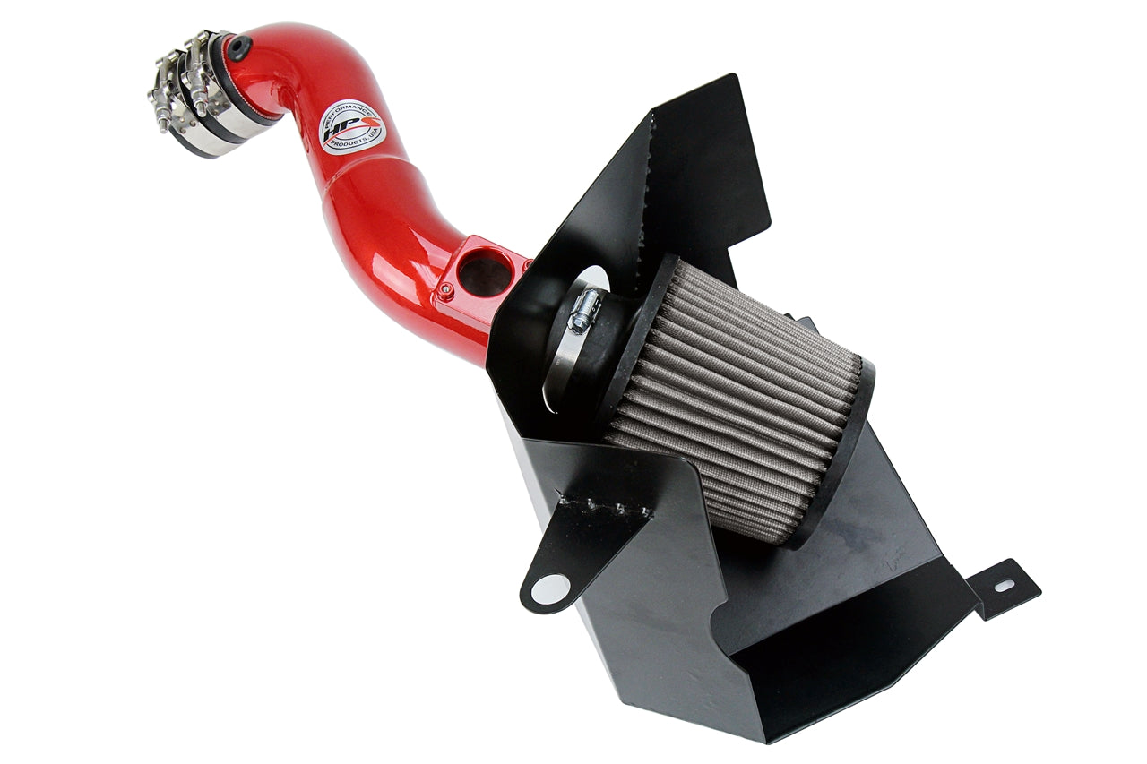 HPS Red Cold Air Intake Kit with Heat Shield 2016-2021 10th Gen Honda Civic 2.0L Non Turbo 827-599R