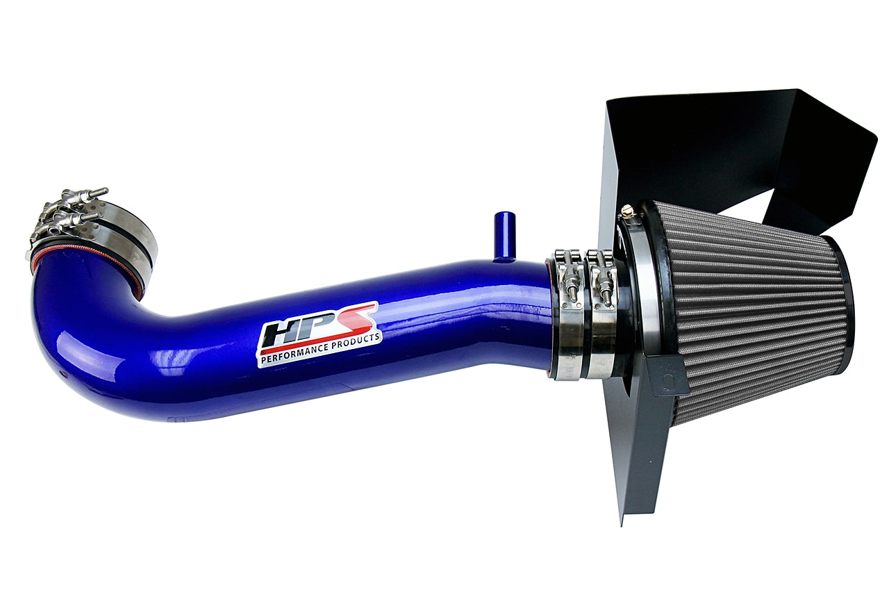HPS Blue Shortram Cold Air Intake Kit 2011-2017 Dodge Charger 5.7L V8 except Shaker Hood 827-600BL