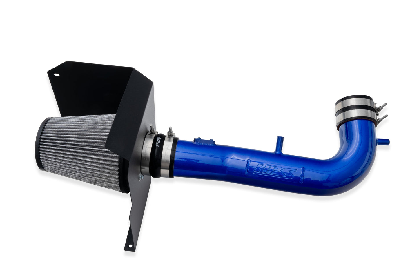 HPS Performance Blue Cold Air Intake Kit with Heat Shield 2014-2019 GMC Sierra 1500 5.3L V8 827-603BL