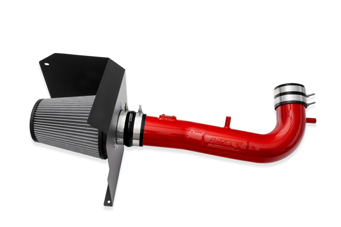 HPS Performance Red Cold Air Intake Kit with Heat Shield 2015-2020 Chevy Tahoe 5.3L V8 827-603R