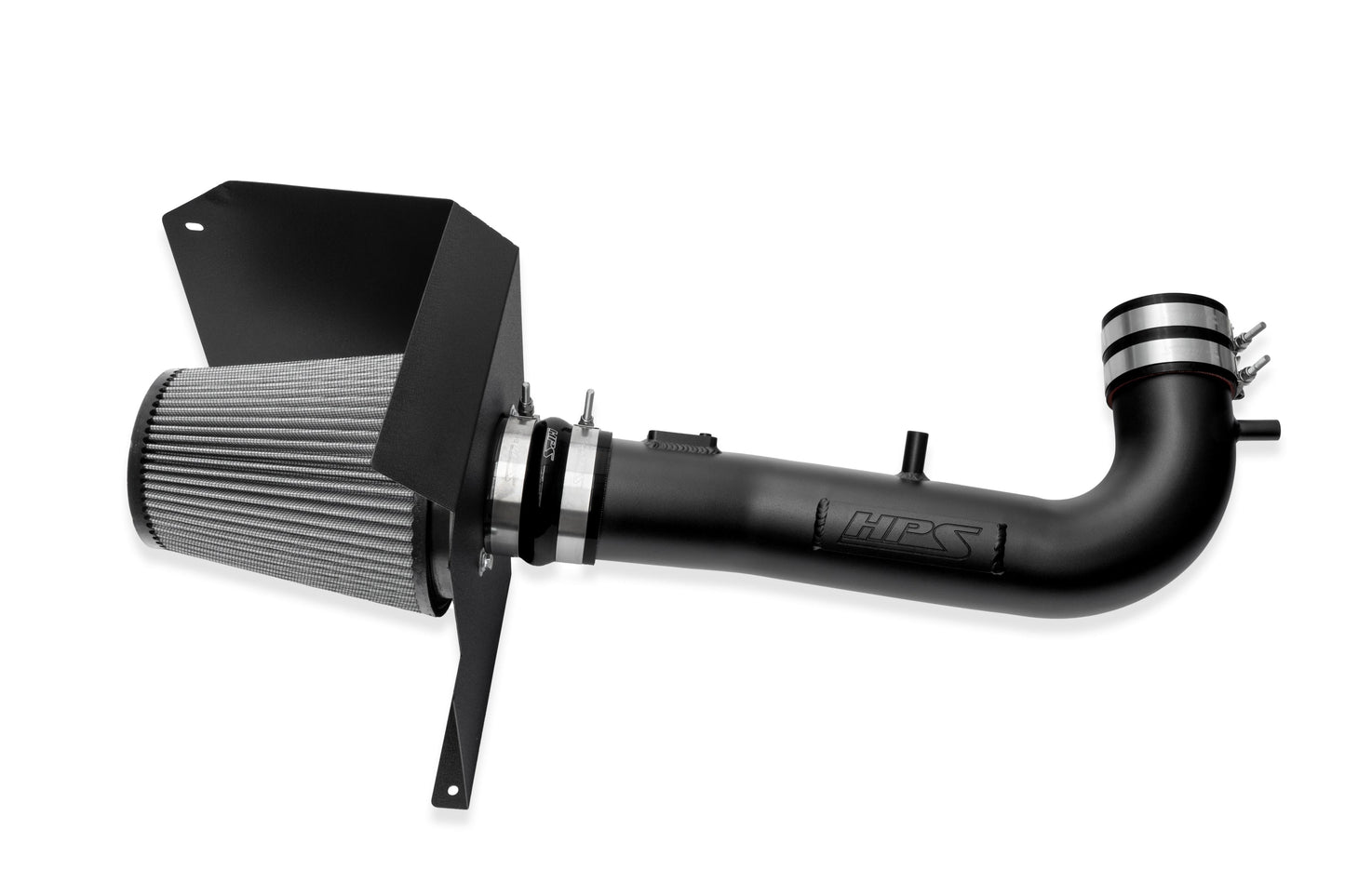 HPS Performance Black Cold Air Intake Kit with Heat Shield 2014-2019 Chevy Silverado 1500 5.3L V8 827-603WB