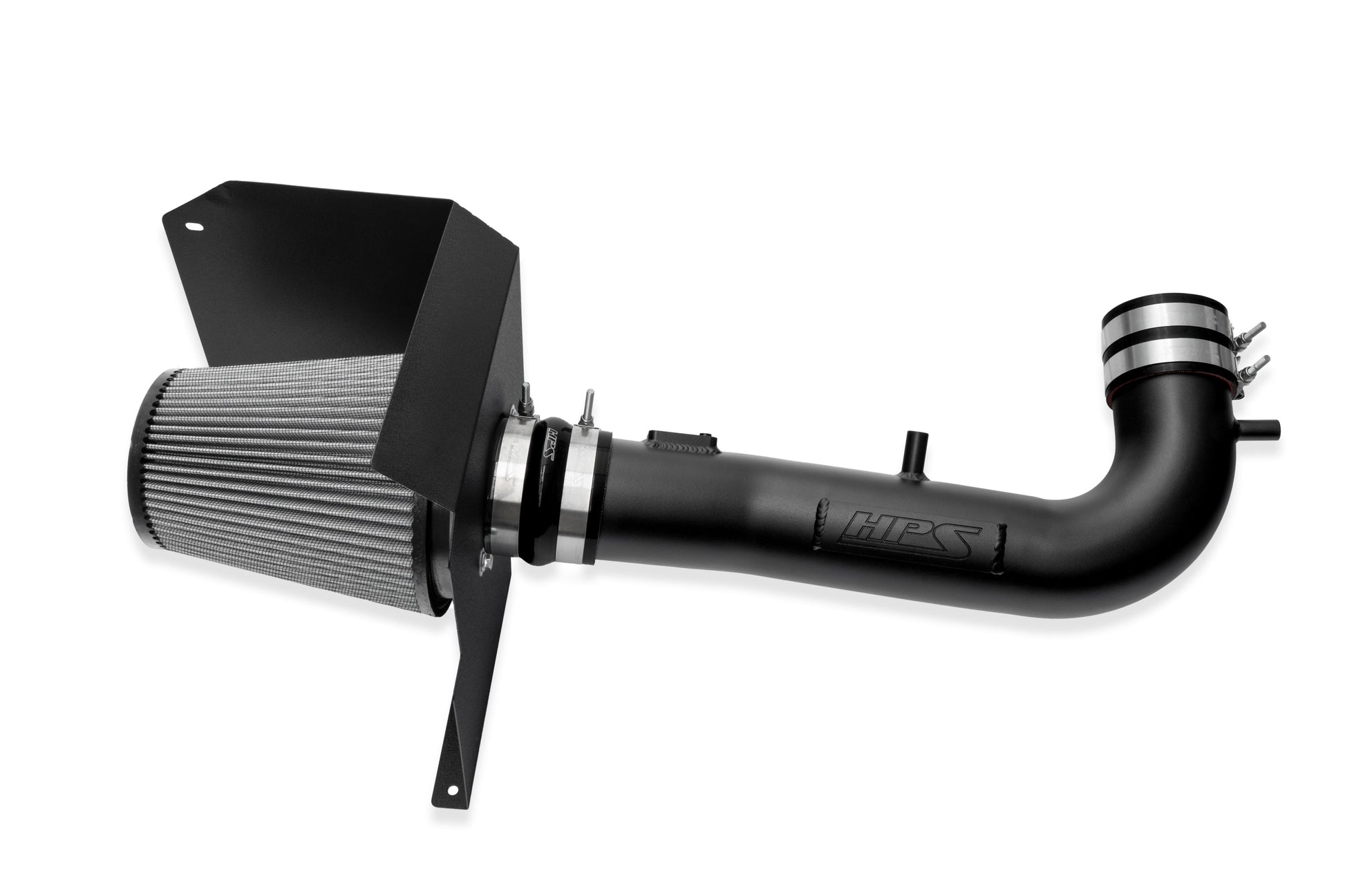 HPS Performance Black Cold Air Intake Kit with Heat Shield 2015-2020 Chevy Tahoe 5.3L V8 827-603WB