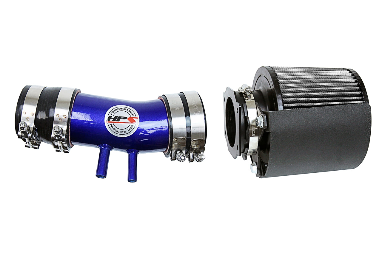 HPS Blue Shortram Cold Air Intake Kit 1999-2004 Nissan Frontier 3.3L V6 Non Supercharged 827-604BL
