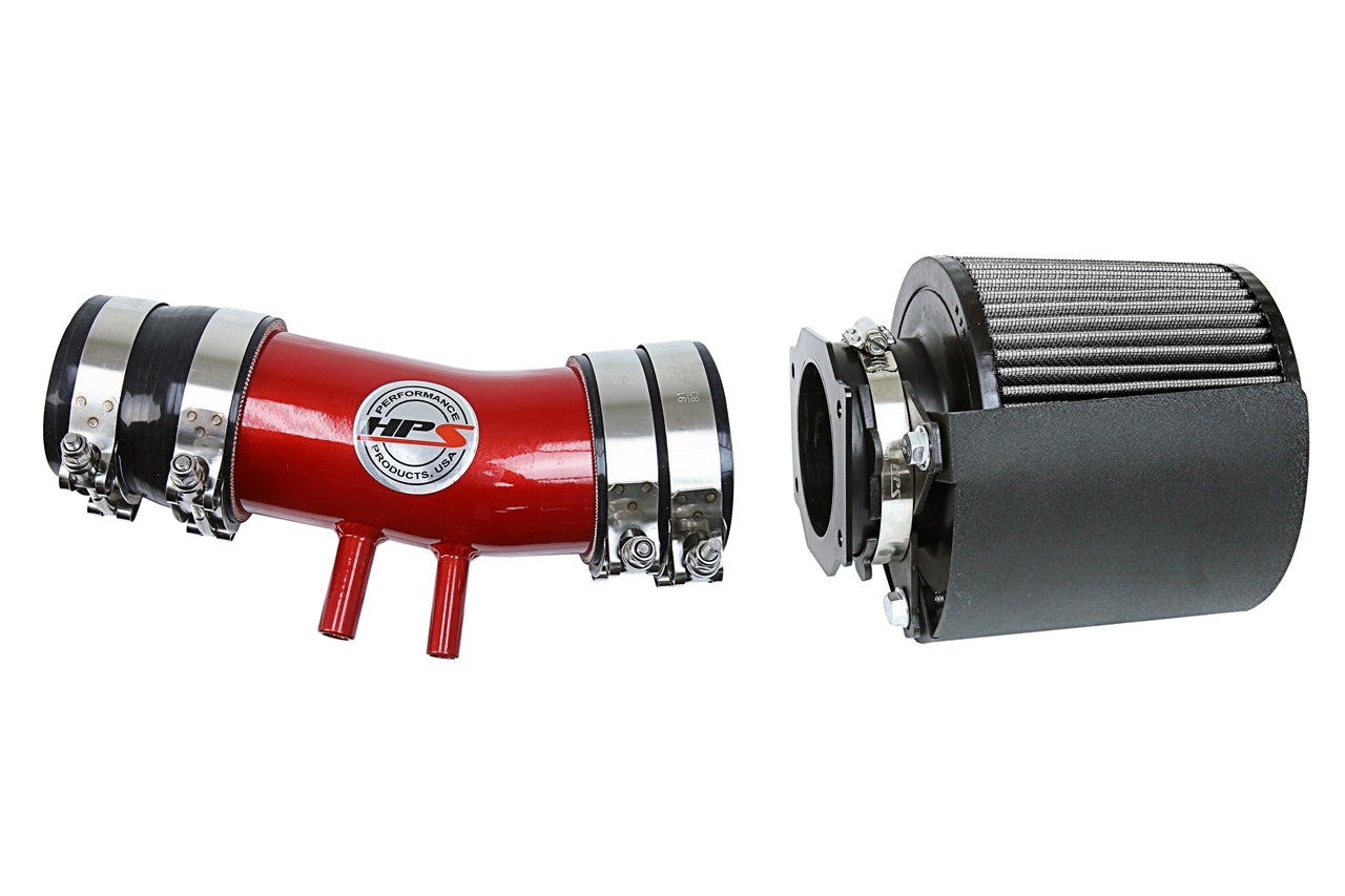HPS Red Shortram Cold Air Intake Kit 2000-2004 Nissan Xterra 3.3L V6 Non Supercharged 827-604R