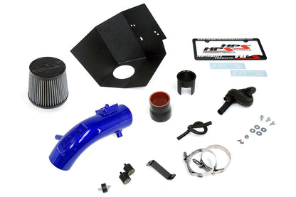 HPS Performance Shortram Air Intake Kit 2017-2018 Toyota Corolla iM 1.8L, Includes Heat Shield, Blue