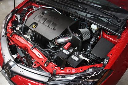 HPS Performance Shortram Air Intake Kit 2009-2019 Toyota Corolla 1.8L, Includes Heat Shield, Red