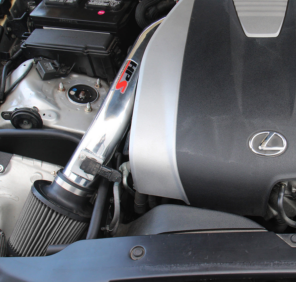 HPS Shortram Air Intake Kit 2014-2015 Lexus IS250 2.5L V6, Includes Heat Shield, 827-623