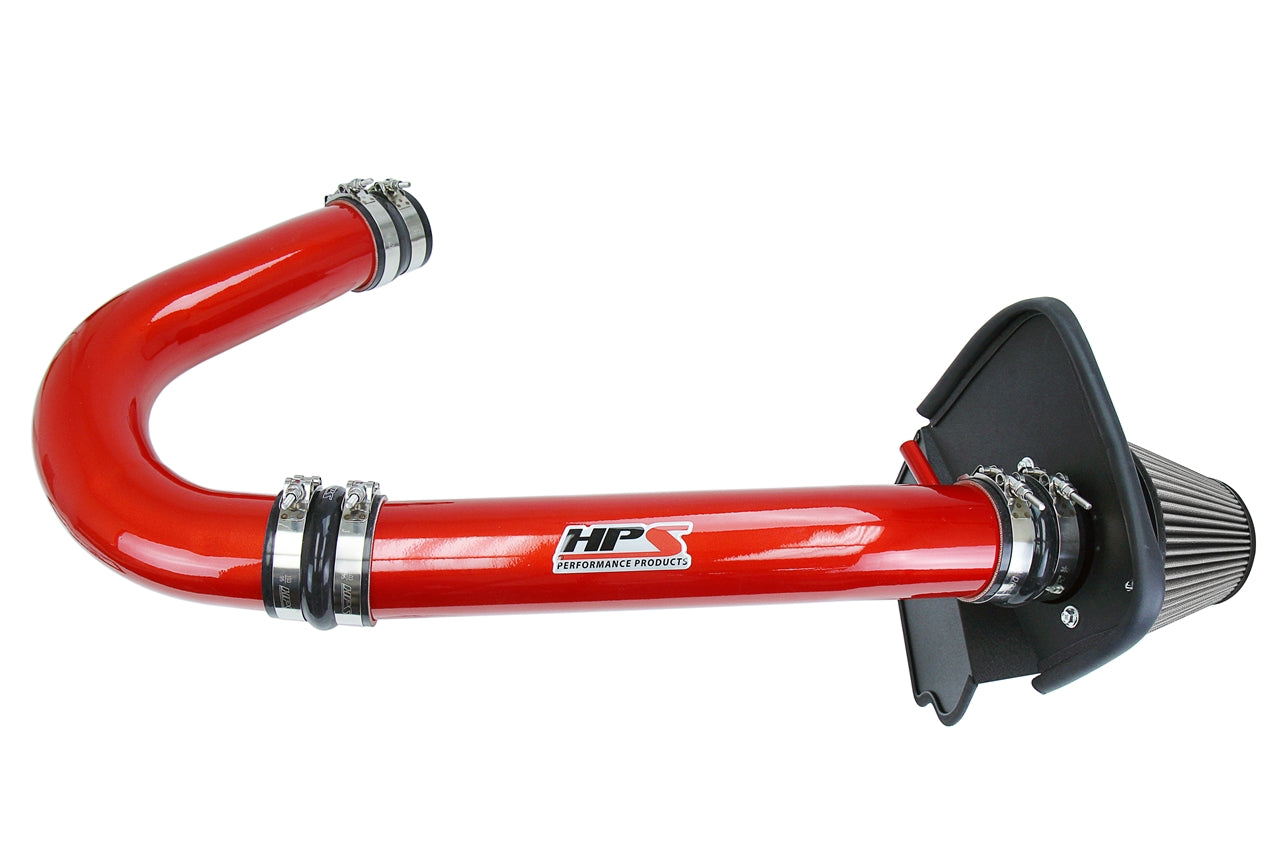 HPS Performance Red Cold Air Intake Kit 2011-2023 Dodge Challenger 3.6L V6 827-624R