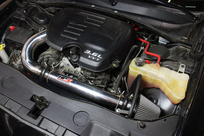 HPS Shortram Air Intake Kit 2011-2023 Dodge Charger 3.6L V6, Includes Heat Shield, 827-624