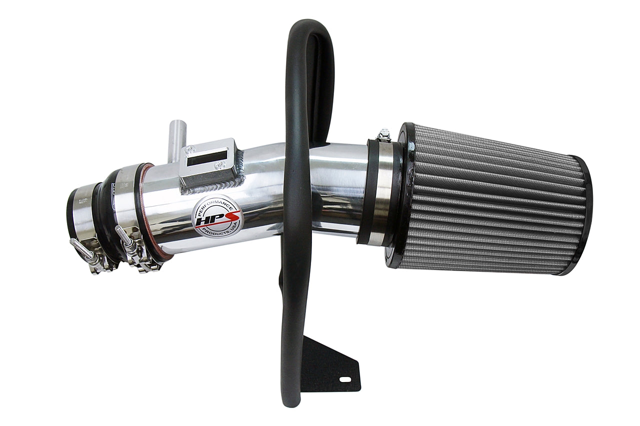 HPS Polished Shortram Cold Air Intake Kit 2013-2017 Honda Accord 3.5L V6 827-780P 827-626P