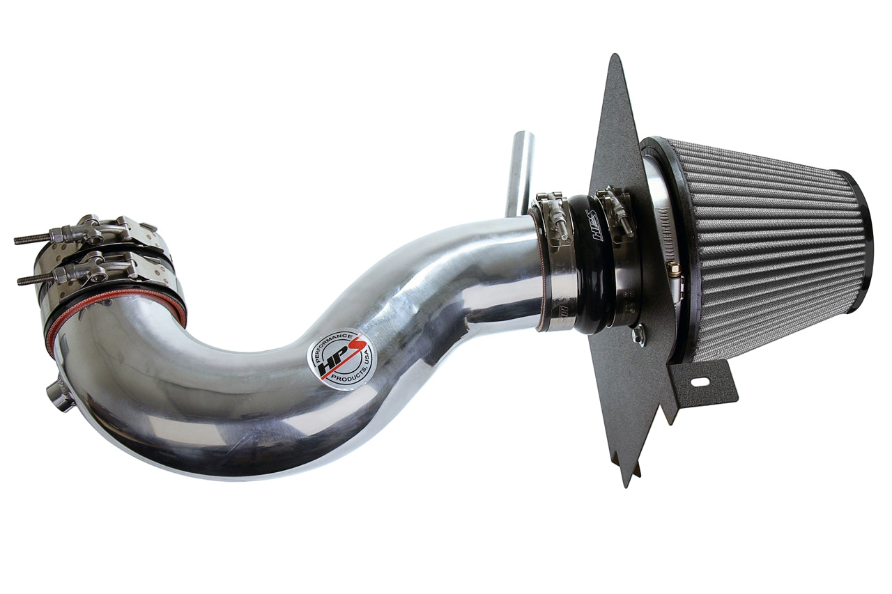 HPS Polish Shortram Cold Air Intake Kit 2009-2010 Dodge Challenger 5.7L V8 827-627P