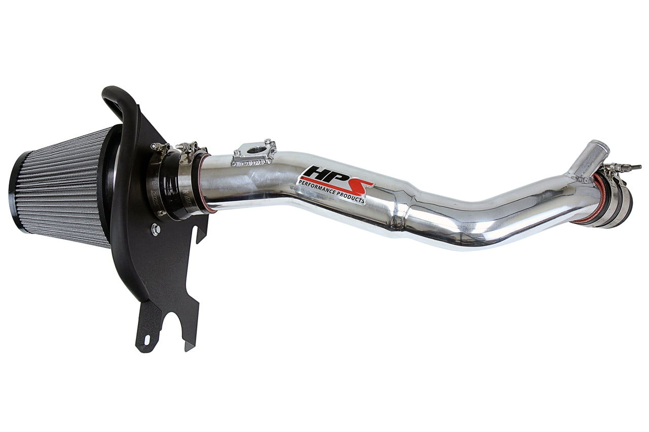 HPS Polish Shortram Cold Air Intake Kit 2016-2017 Lexus IS200t 2.0L Turbo 827-633P