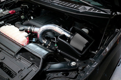HPS Performance Air Intake Kit with Heat Shield, 2015-2025 Ford F150 2.7L V6 Ecoboost Turbo, 827-634