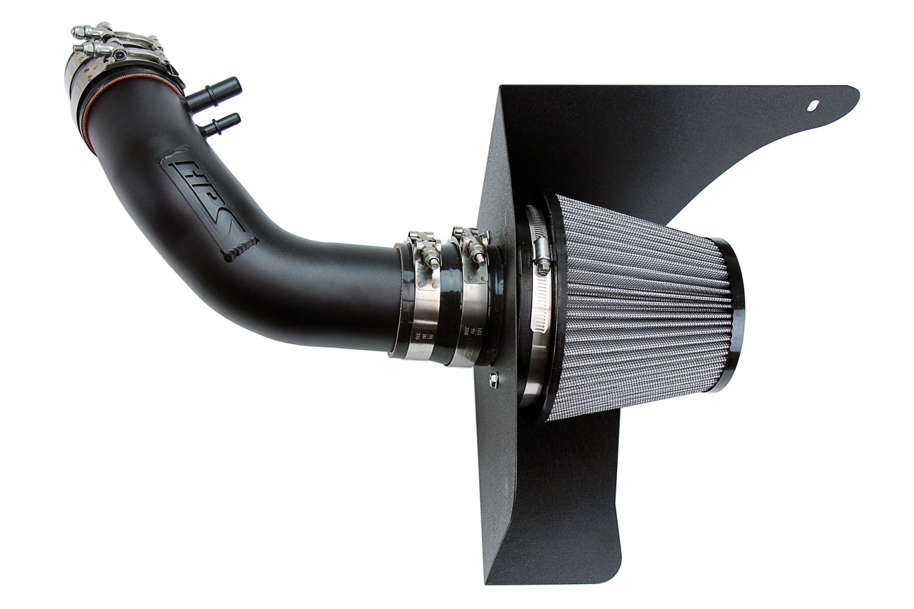 HPS Black Shortram Cold Air Intake Kit 2015-2017 Ford Mustang 3.7L V6 827-638WB