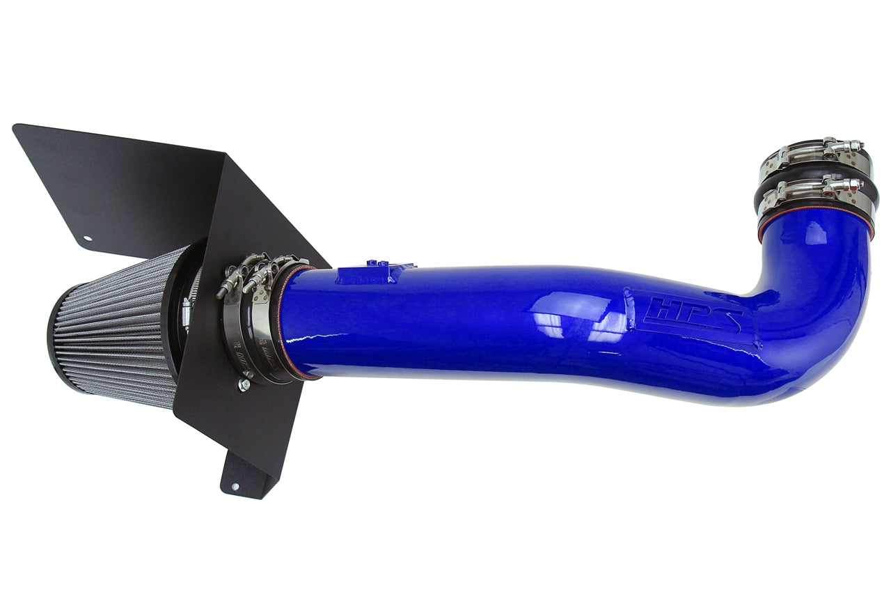 HPS Blue Shortram Cold Air Intake Kit 2009-2014 GMC Yukon 4.8L 5.3L 6.2L V8 827-667BL