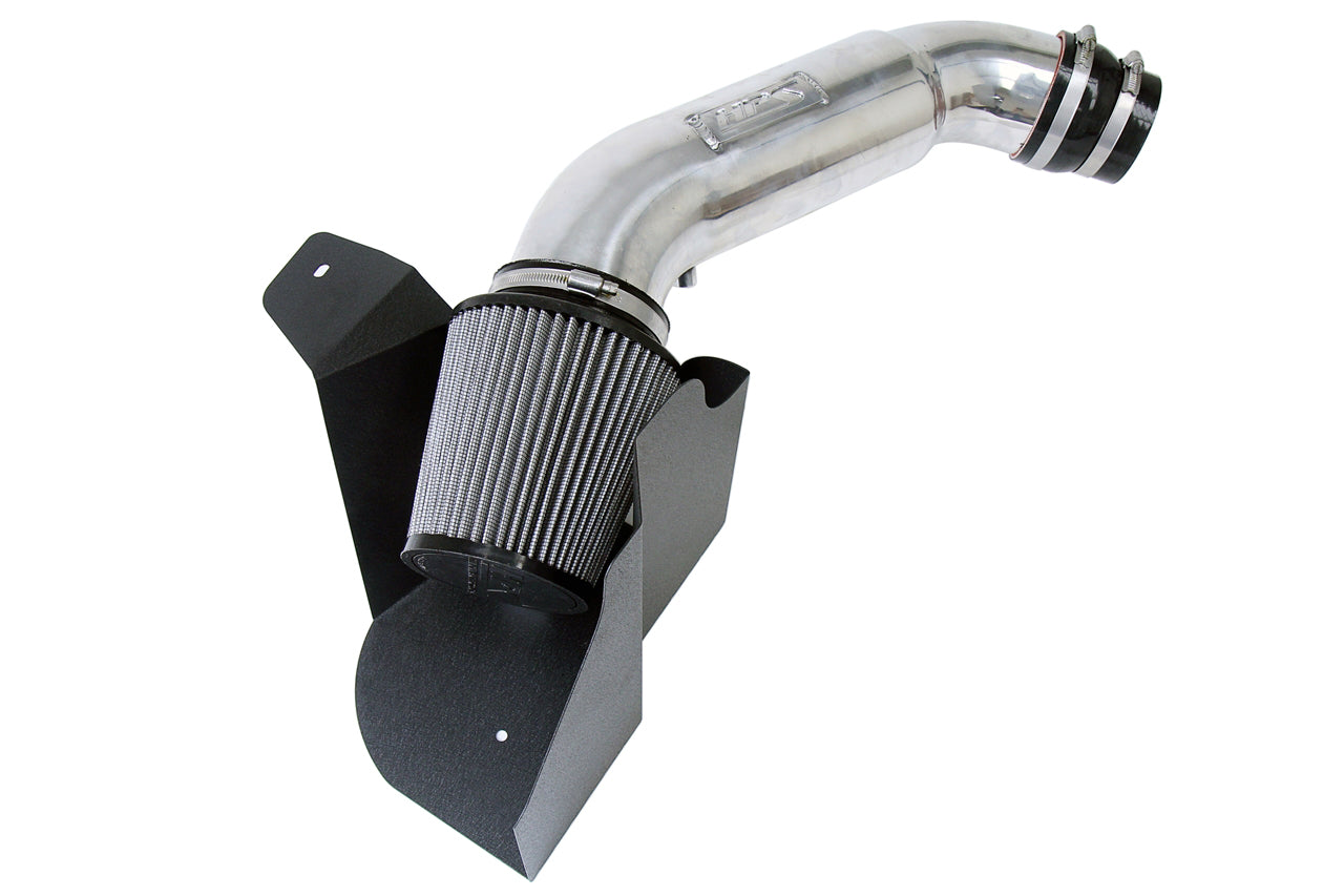 HPS Performance Cold Air Intake Kit 2012-2018 Audi A6 Quattro 3.0L Supercharged (C7), Polish, 827-676P