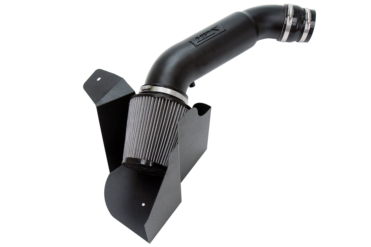 HPS Performance Cold Air Intake Kit 2012-2018 Audi A6 Quattro 3.0L Supercharged (C7), Black, 827-676WB