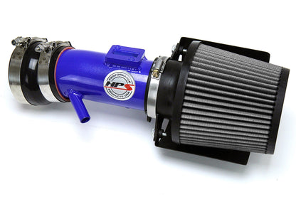 HPS Performance Shortram Air Intake Kit 2013-2016 Nissan Pathfinder 3.5L V6, Includes Heat Shield, Blue