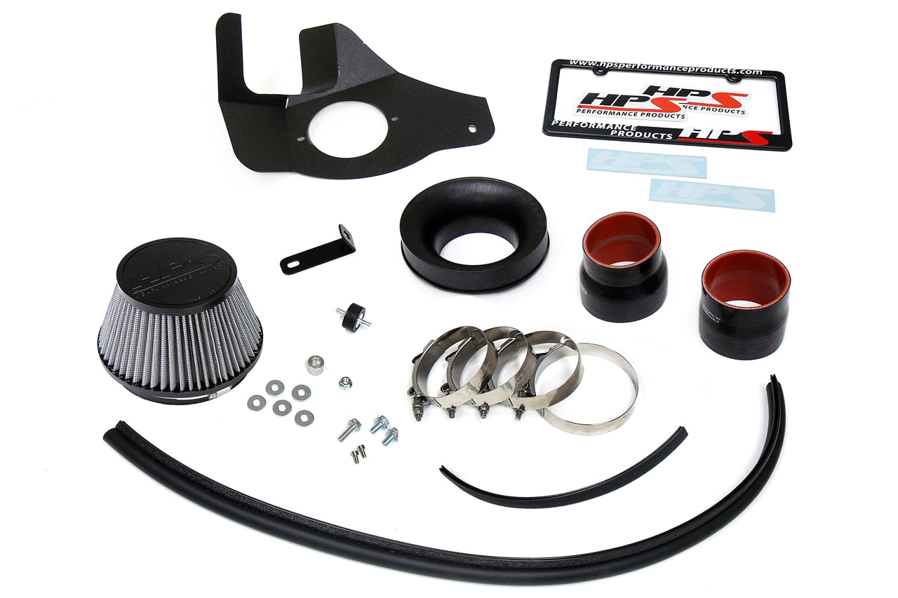 HPS Performance Air Intake Kit with Heat Shield, 2021-2025 Lexus IS350 3.5L V6, Black, 827-682WB