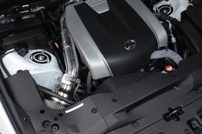 HPS Performance Air Intake Kit with Heat Shield, 2021-2025 Lexus IS350 3.5L V6, Black, 827-682WB